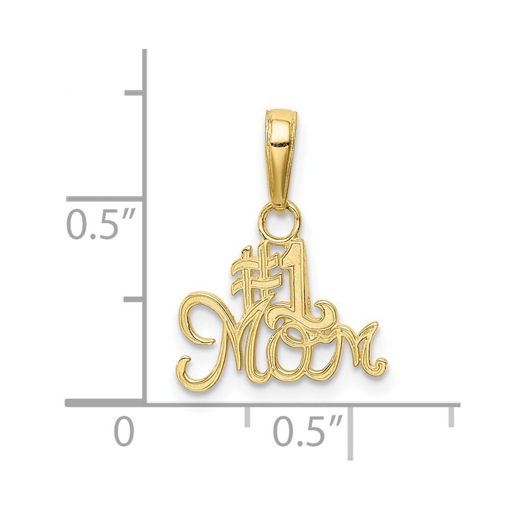 10K #1 MOM Charm (10K4719)