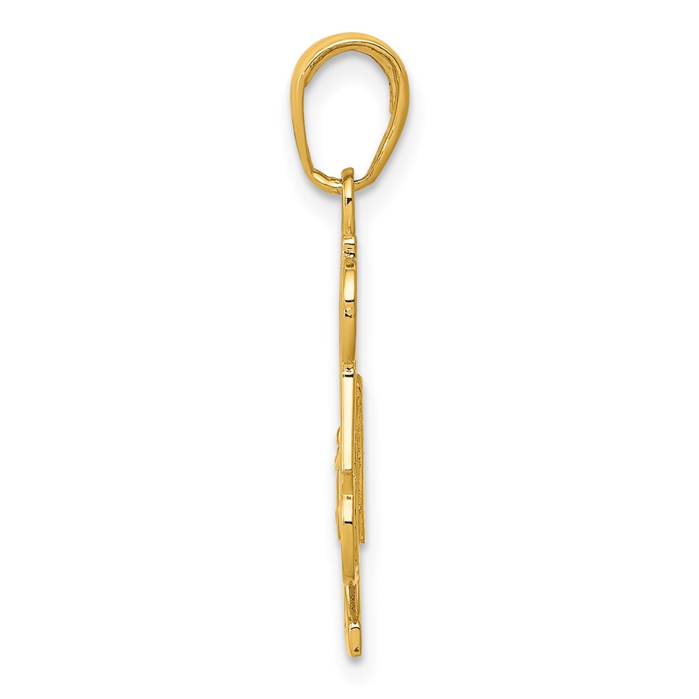 10K #1 DAD Charm (10K4732)