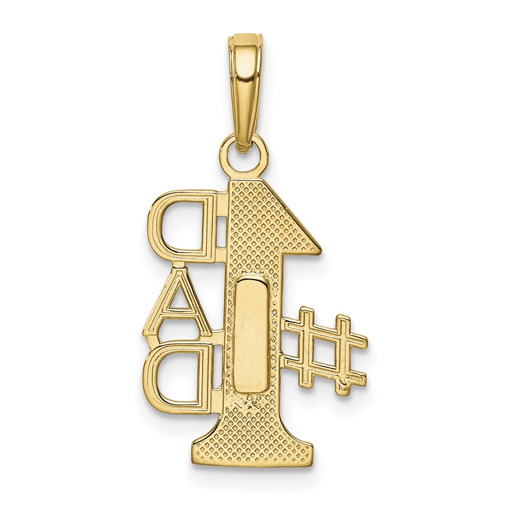10K #1 DAD Charm (10K4732)