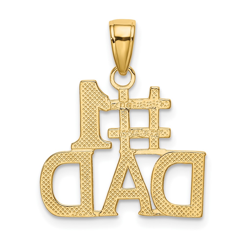 10K #1 DAD Charm (10K4734)