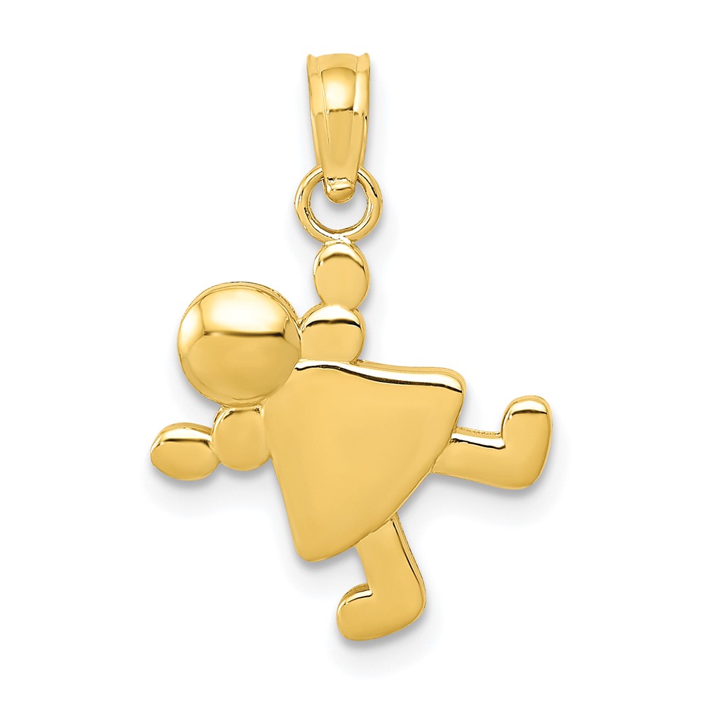 10k Little Girl Charm (10K4760)