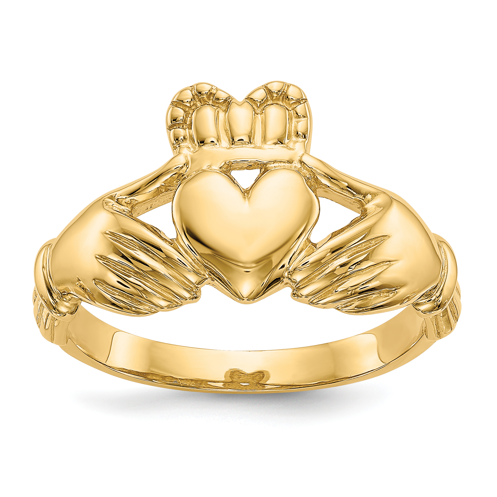 10k Men's Claddagh Ring (10K4776)