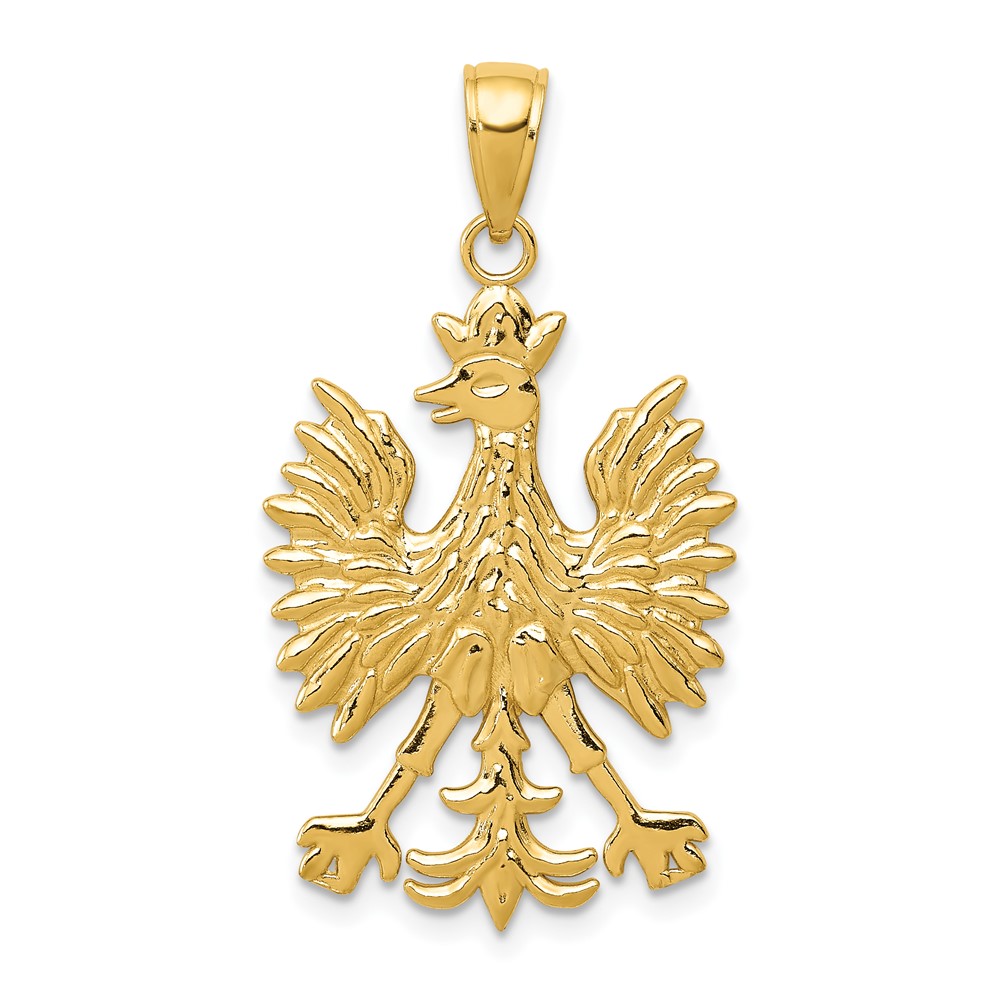 10K Phoenix Mythological Bird Charm (10K4925)