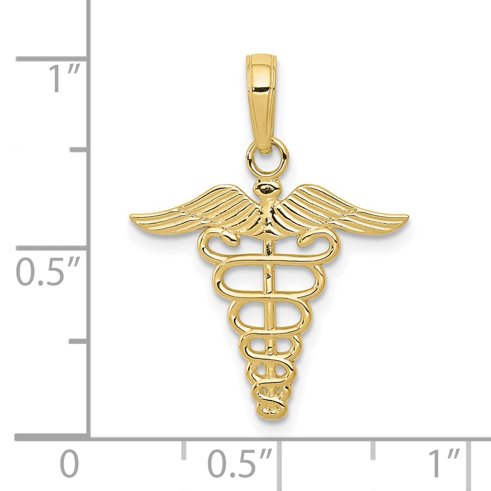 10k Caduceus Pendant (10K4935)