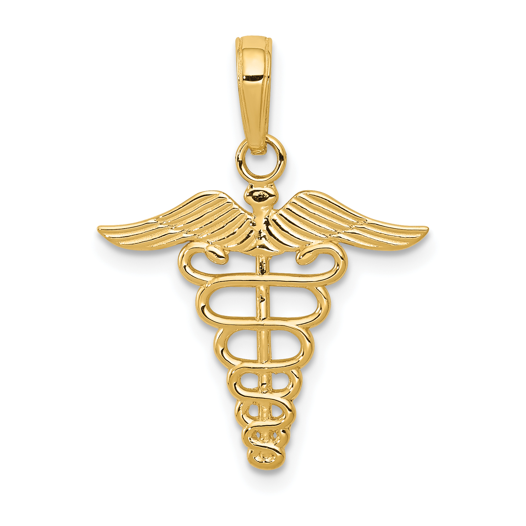 10k Caduceus Pendant (10K4935)