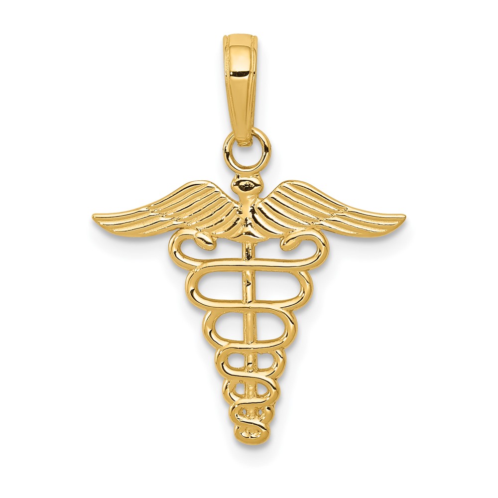 10k Caduceus Pendant (10K4935)