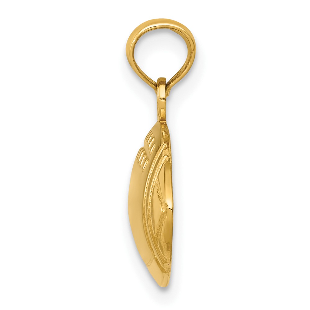 10k Football Pendant (10K4952)
