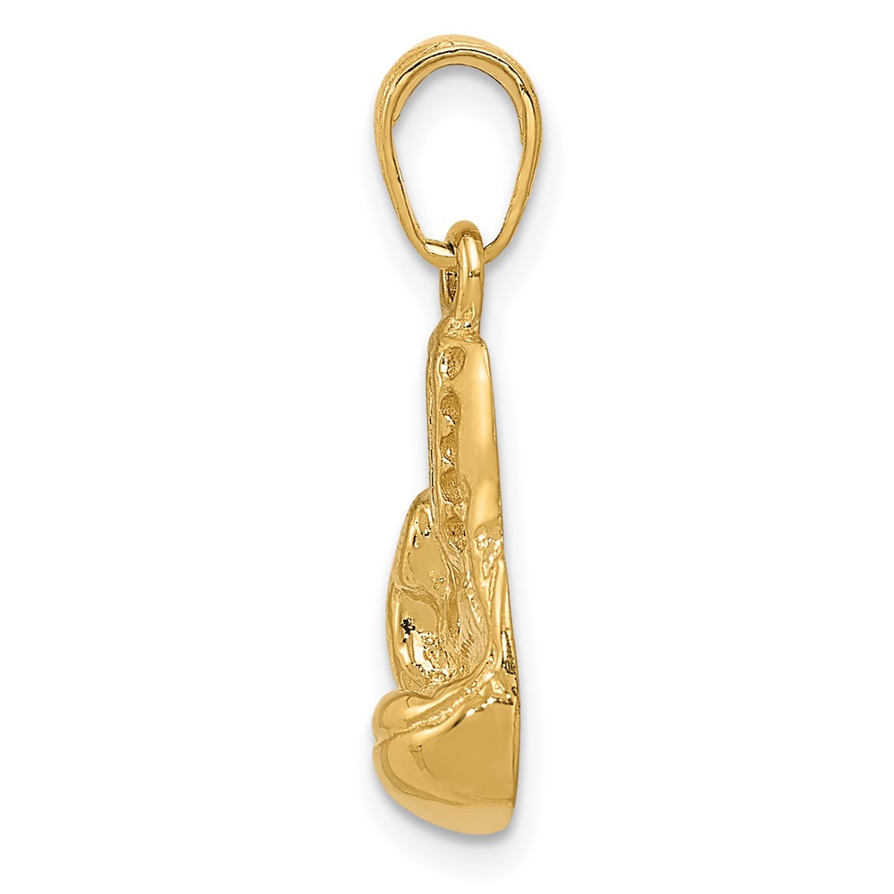 10K Lg Boxing Glove Charm (10K4962)