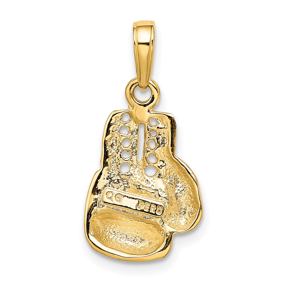 10K Lg Boxing Glove Charm (10K4962)