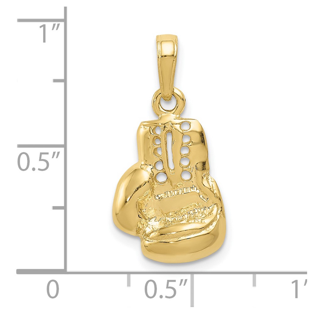 10K Lg Boxing Glove Charm (10K4962)