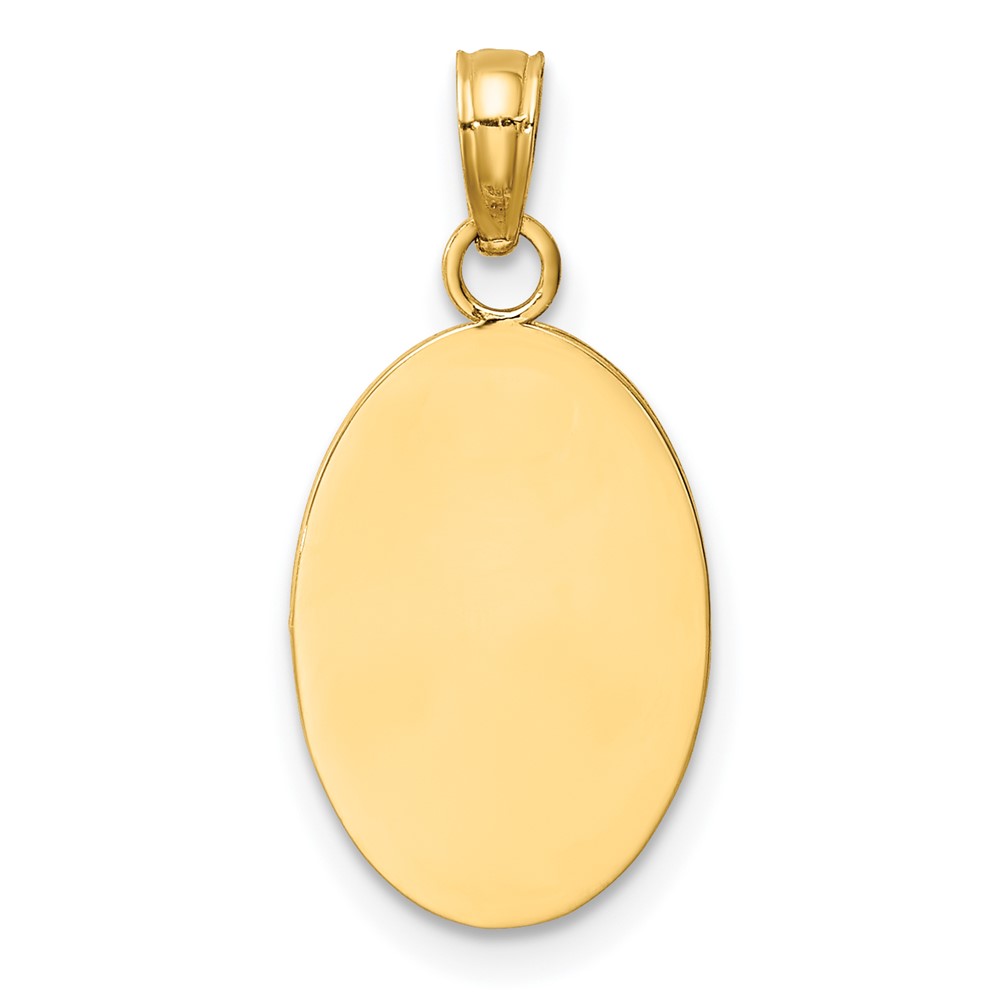 10k Saint Christopher Medal Pendant (10K5081)
