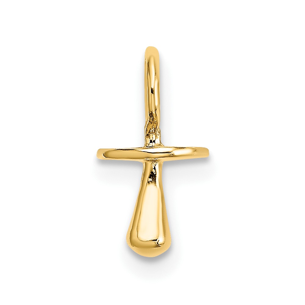 10K Gold Polished 3-D Pacifier Charm (10K5237)