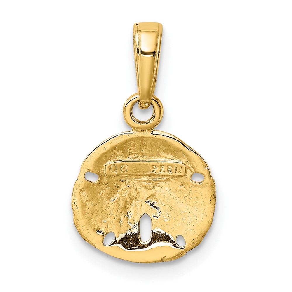 10k Sand Dollar Pendant (10K5379)