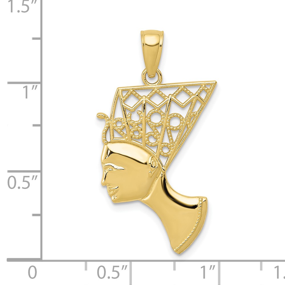 10k Nefertiti Pendant (10K5398)