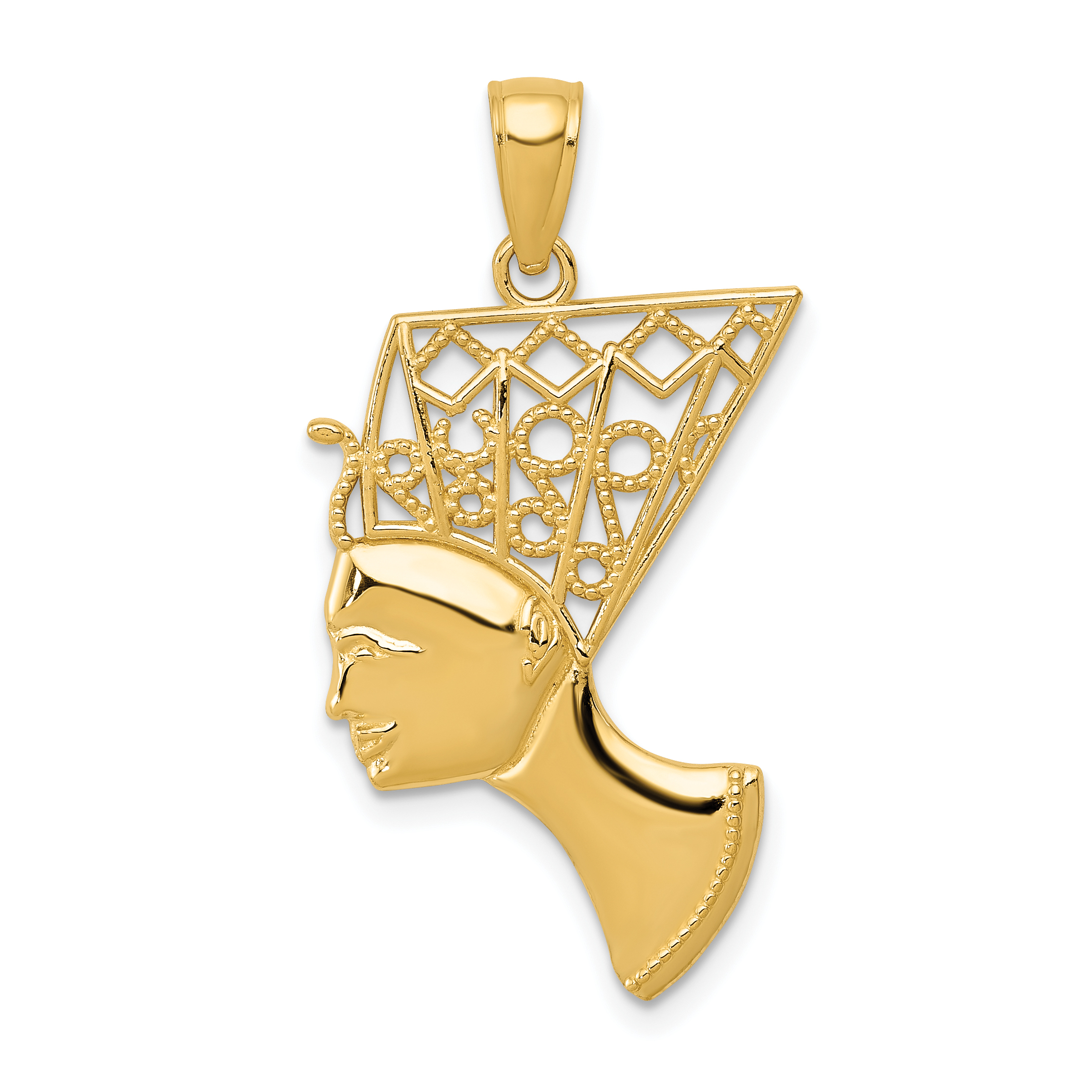 10k Nefertiti Pendant (10K5398)
