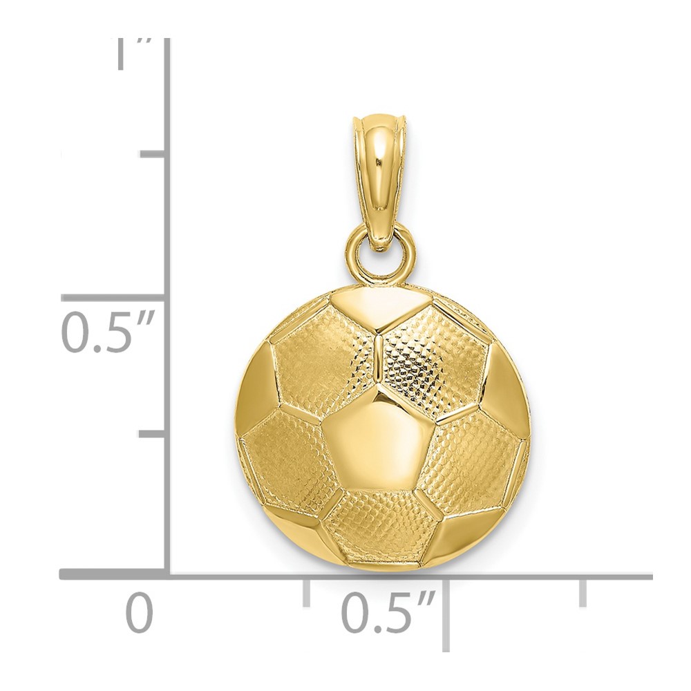 10K Soccer Ball Charm (10K5434)