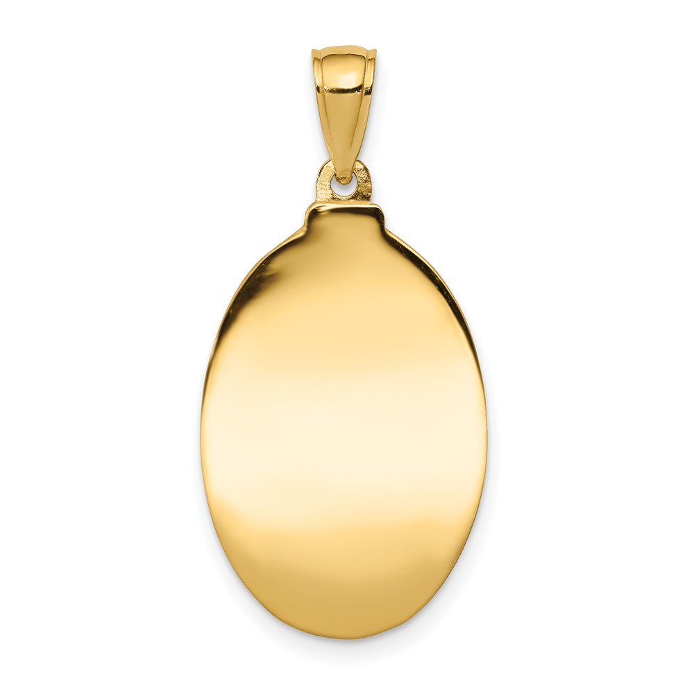 10k Saint Anthony Oval Medal Pendant (10K5656)