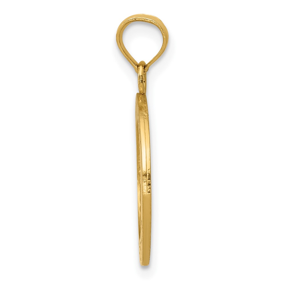 10k Saint Michael Medal Pendant (10K5666)
