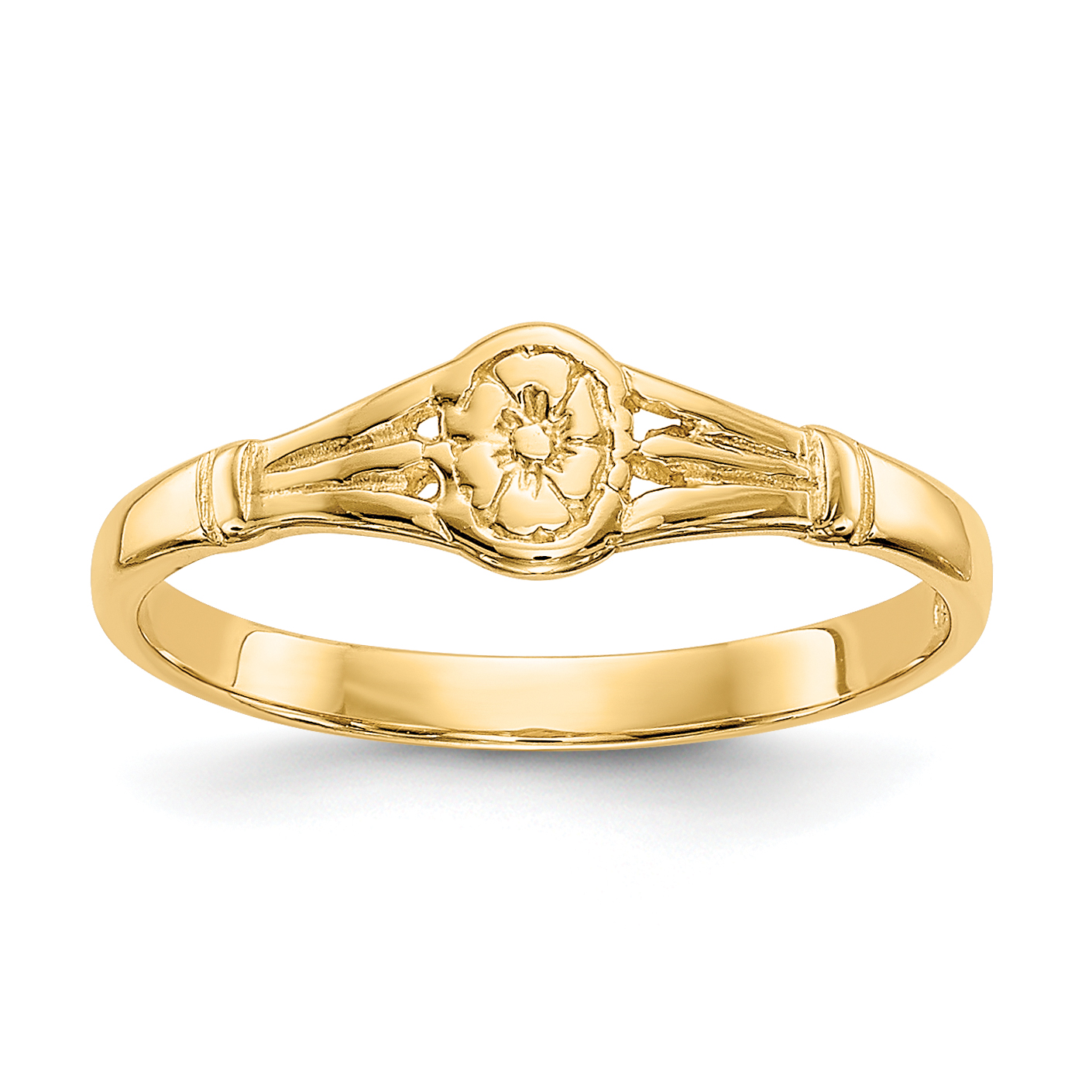 10K Gold Polished Oval Child's Ring (10K5792)