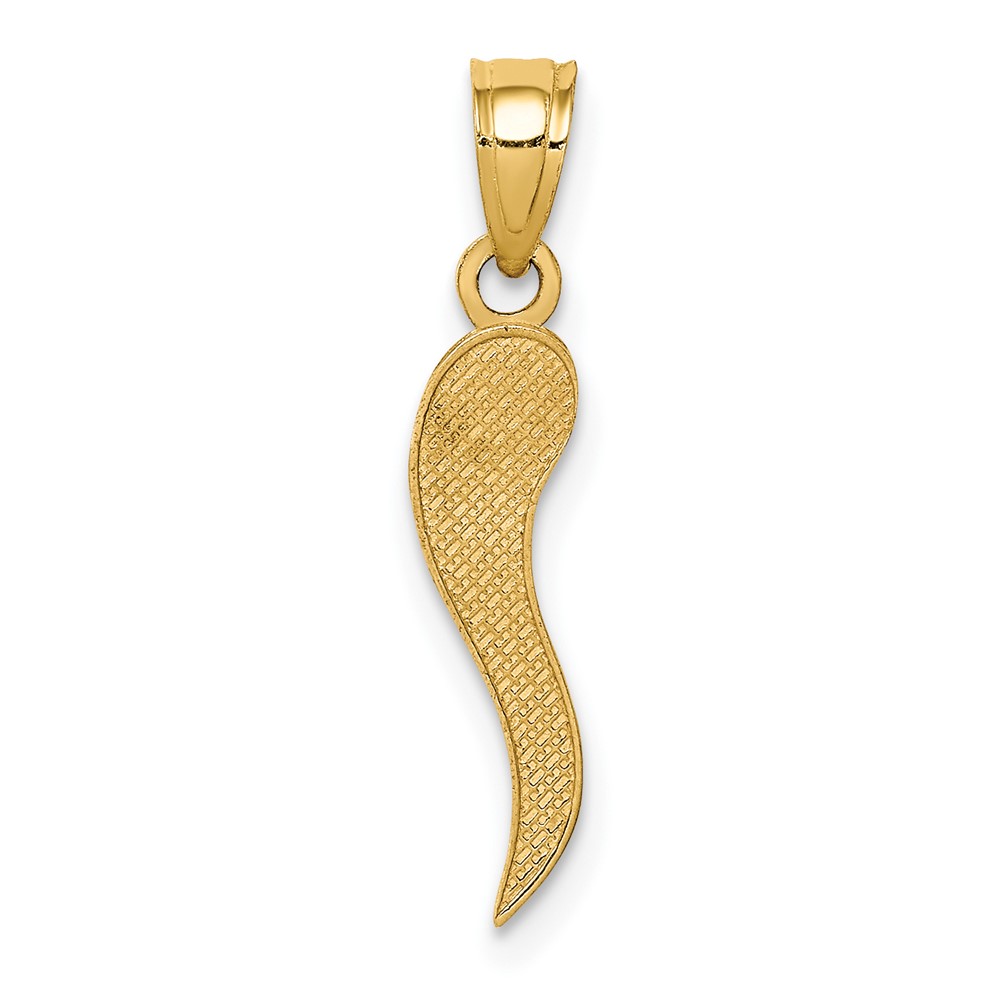 10k Italian Horn Pendant (10K5926)