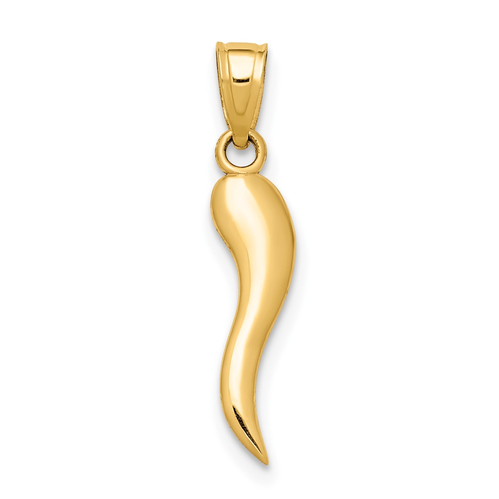10k Italian Horn Pendant (10K5926)