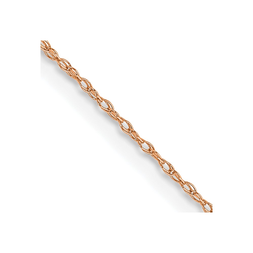 10K Rose Gold .5mm Carded Cable Rope Chain (10K5RR-16)