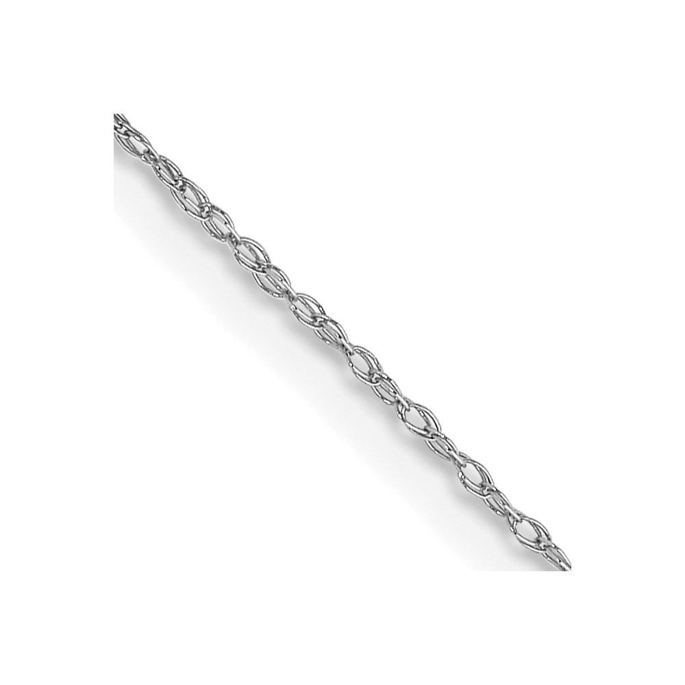 10k White Gold .5mm Carded Cable Rope Chain (10K5RW-16)