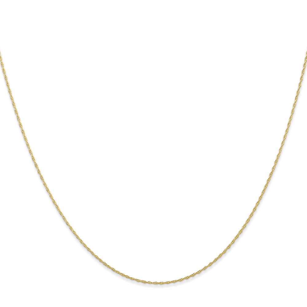 10k .5mm Carded Cable Rope Chain (10K5RY-16)