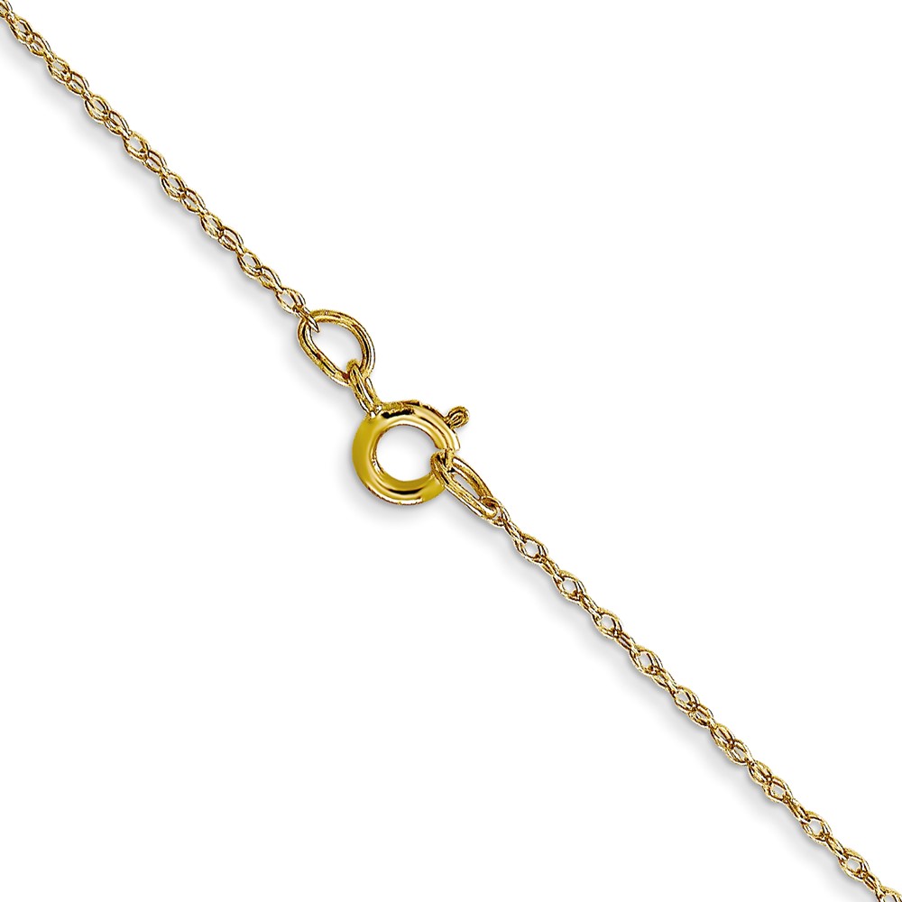 10k .5mm Carded Cable Rope Chain (10K5RY-16)