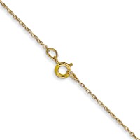 10K .5mm Carded Cable Rope Chain view 3
