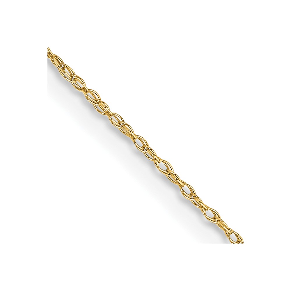 10k .5mm Carded Cable Rope Chain (10K5RY-16)