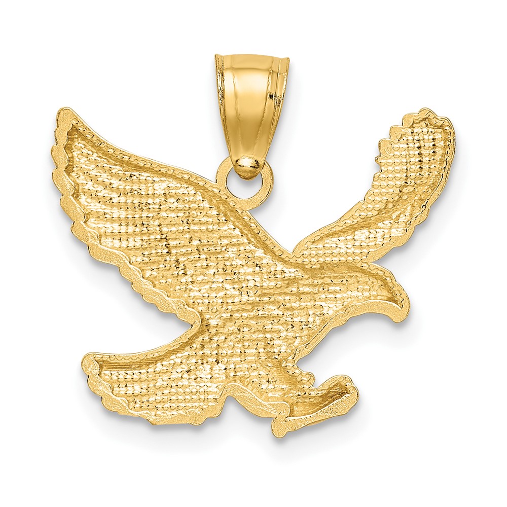 10k Diamond-cut Eagle Pendant (10K6000)