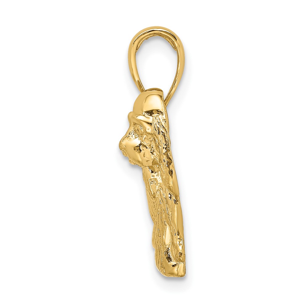 10K 2-D Cocker Spaniel Dog Charm (10K6451)
