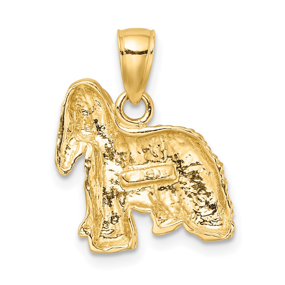 10K 2-D Cocker Spaniel Dog Charm (10K6451)