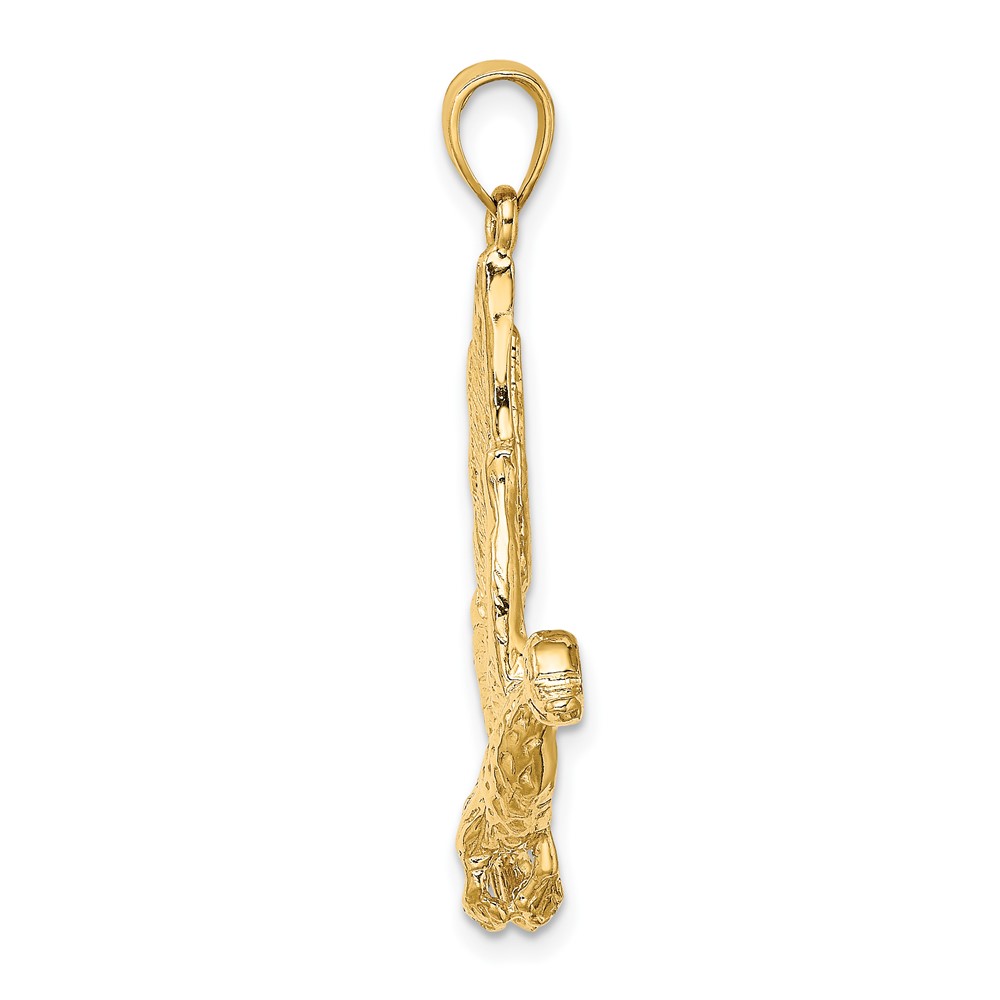 10K Flying Mallard Duck Charm (10K6505)