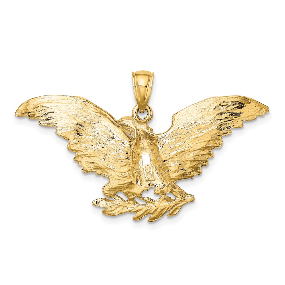 10K Eagle w/ Wings Spread Charm (10K6524)