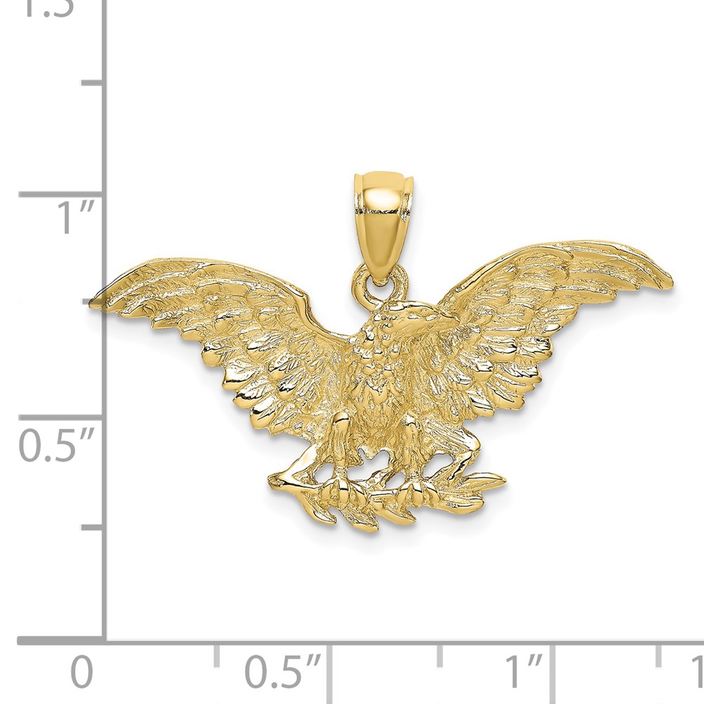 10K Eagle W/ Wings Spread Charm (10K6525)