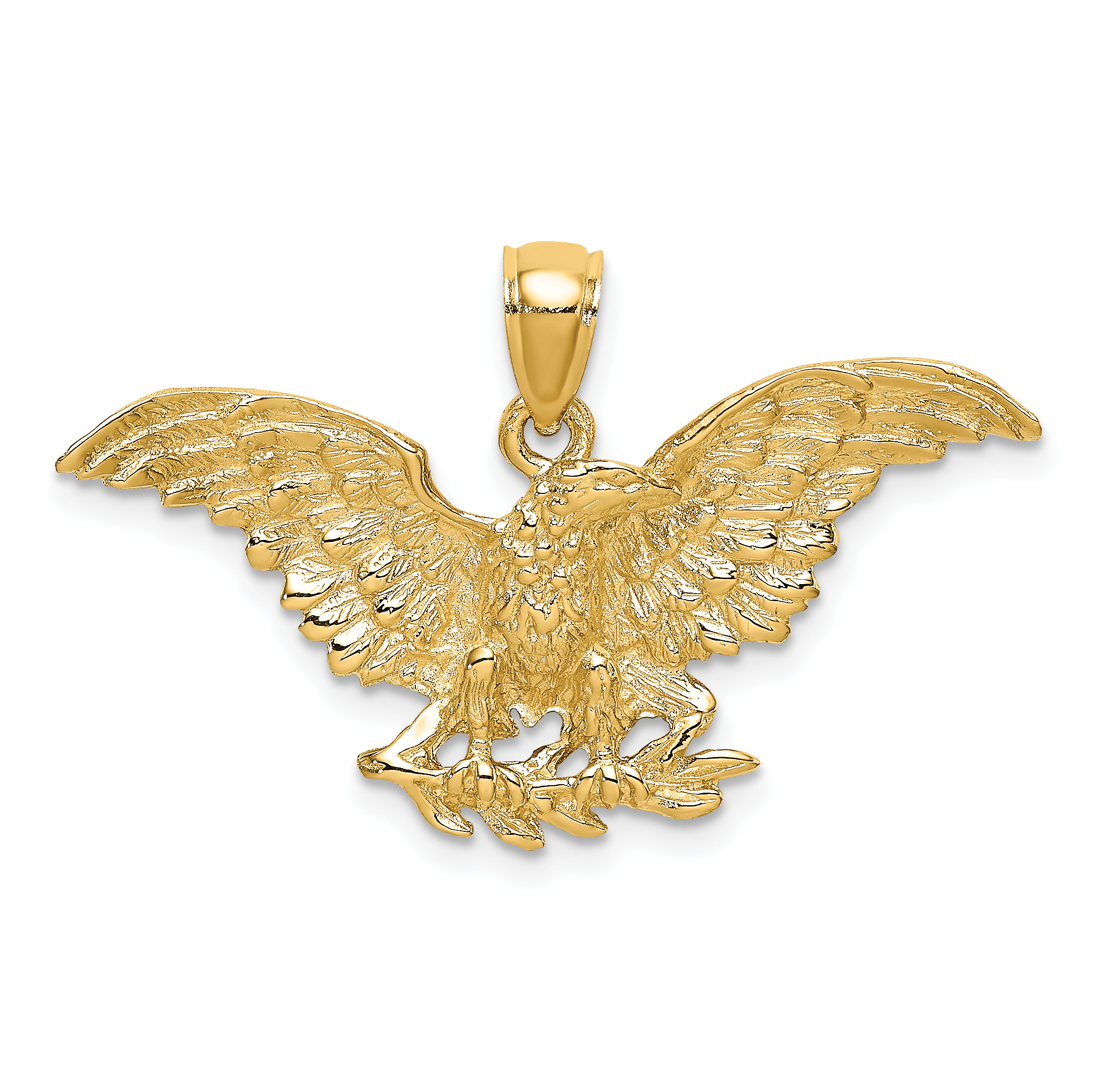 10K Eagle W/ Wings Spread Charm (10K6525)