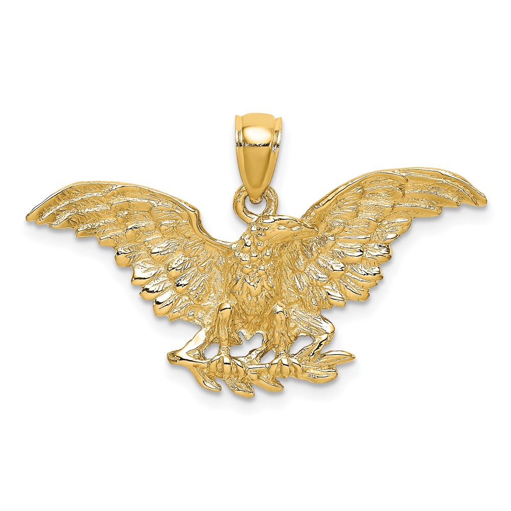 10K Eagle W/ Wings Spread Charm (10K6525)
