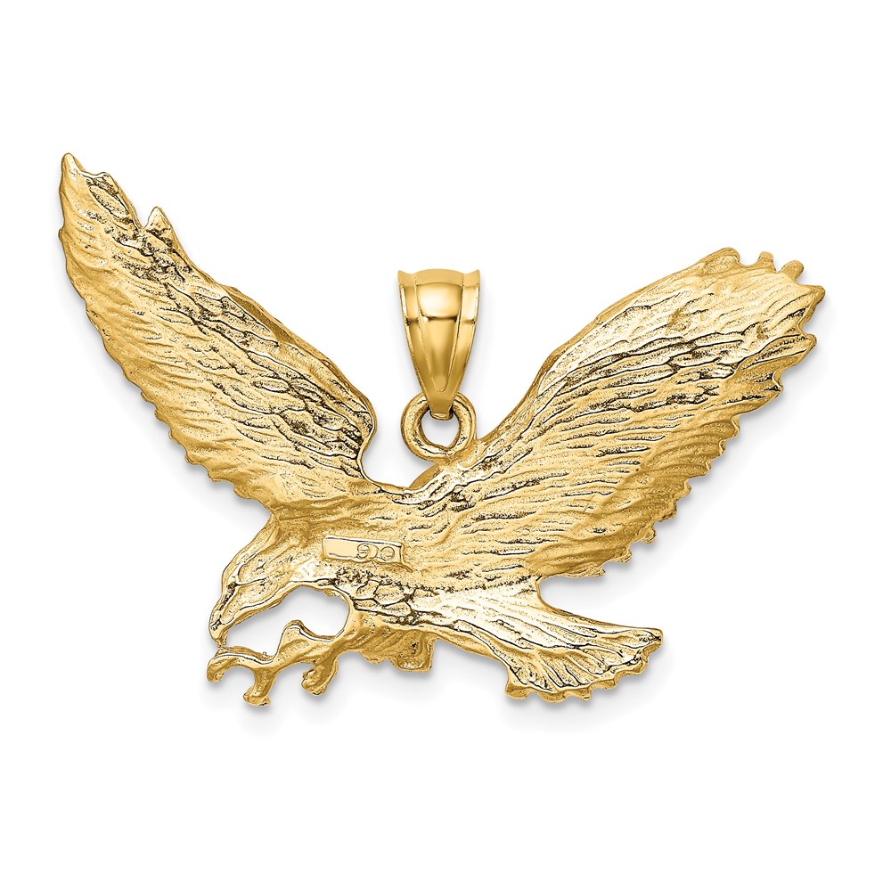 10KEagle w/Beak Touching Claws Charm (10K6526)