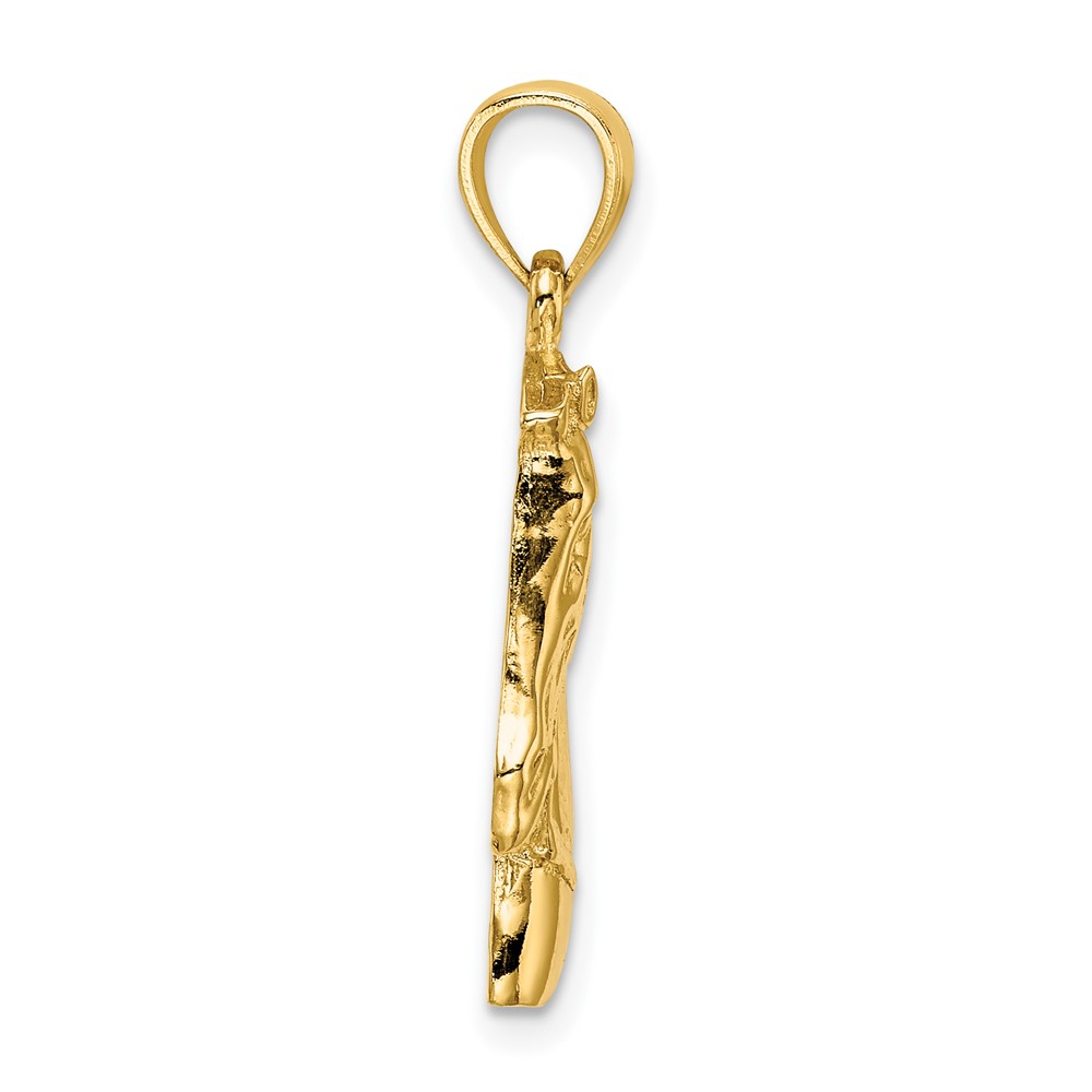 10K Horse Head w/Short Mane Charm (10K6532)