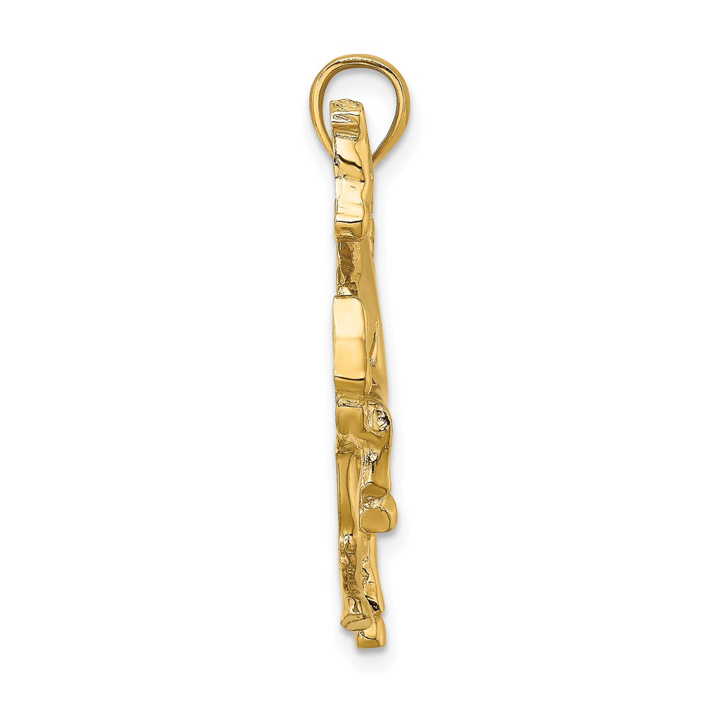 10K 2-D Horse Charm (10K6543)