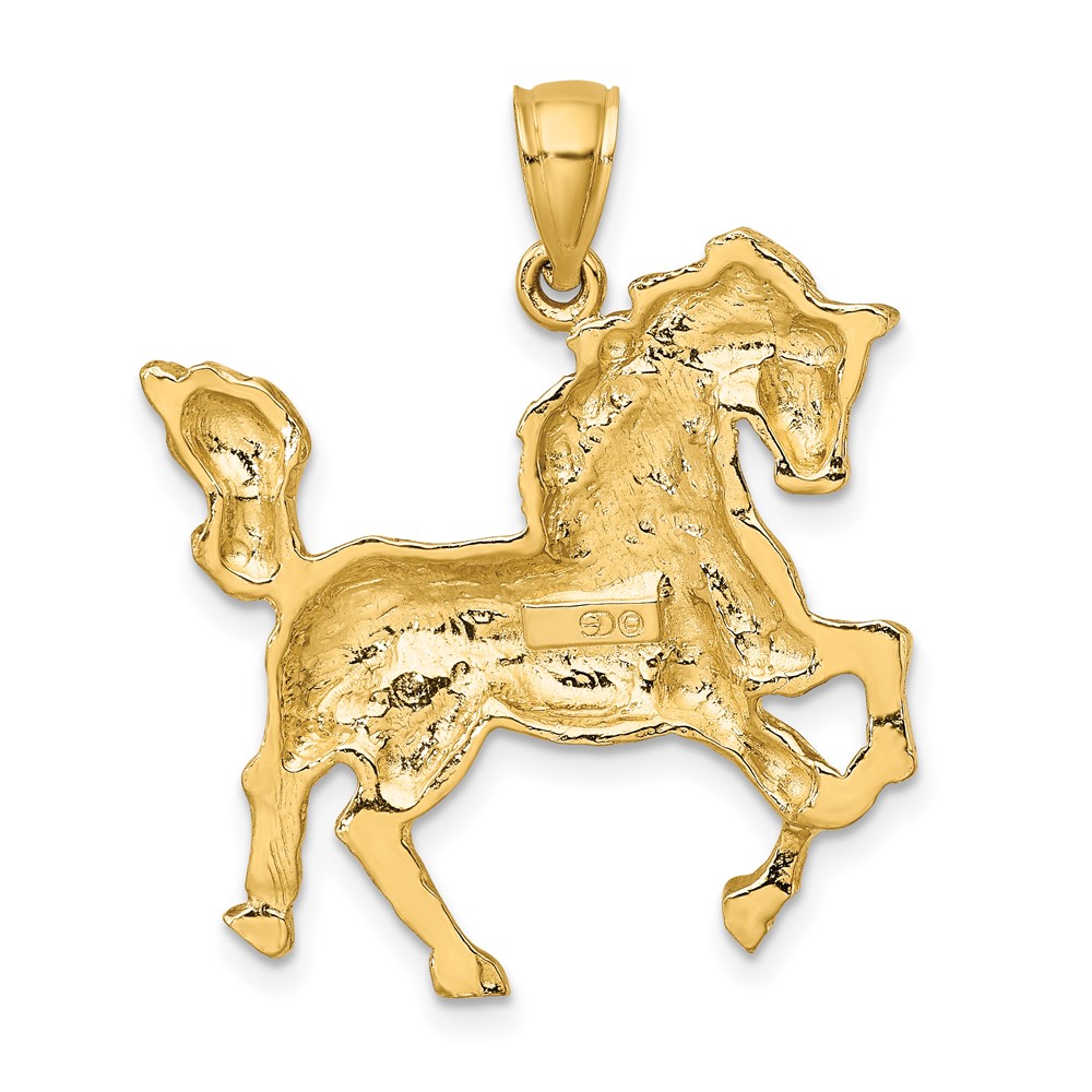 10K 2-D Horse Charm (10K6543)