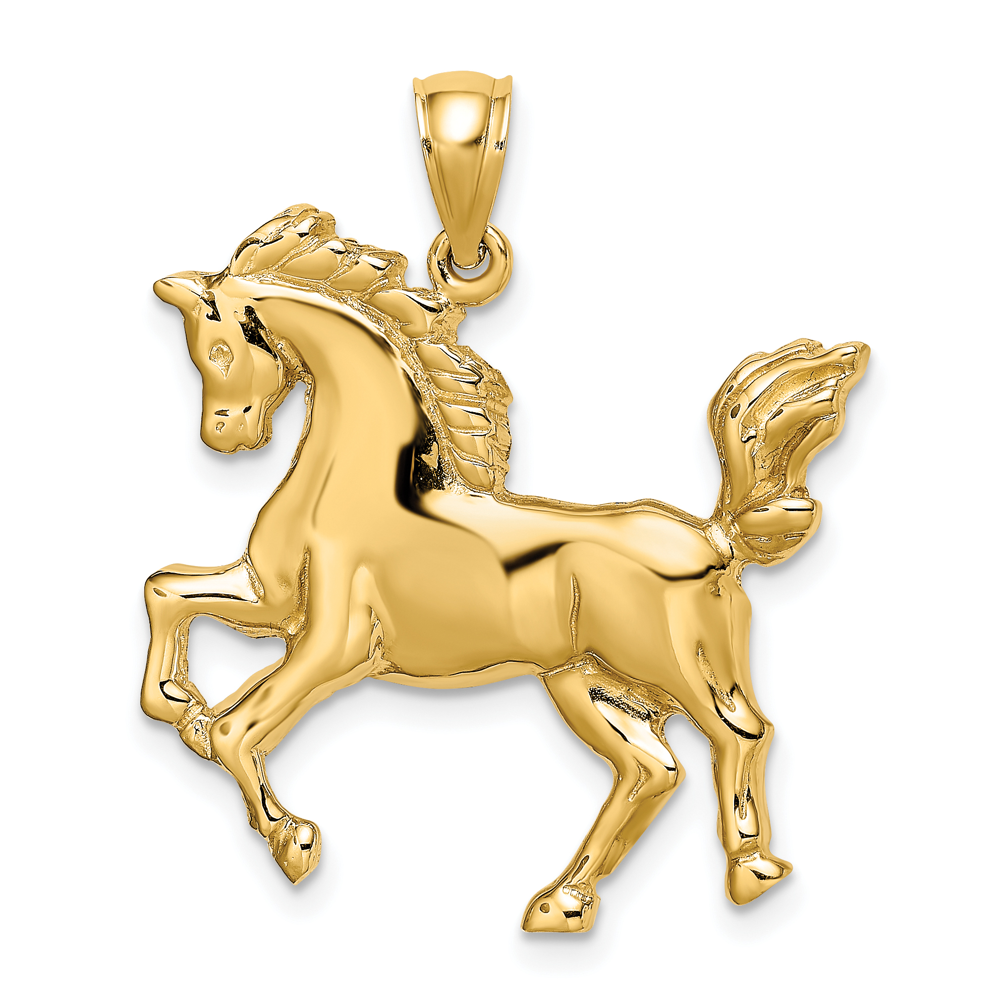 10K 2-D Horse Charm (10K6543)