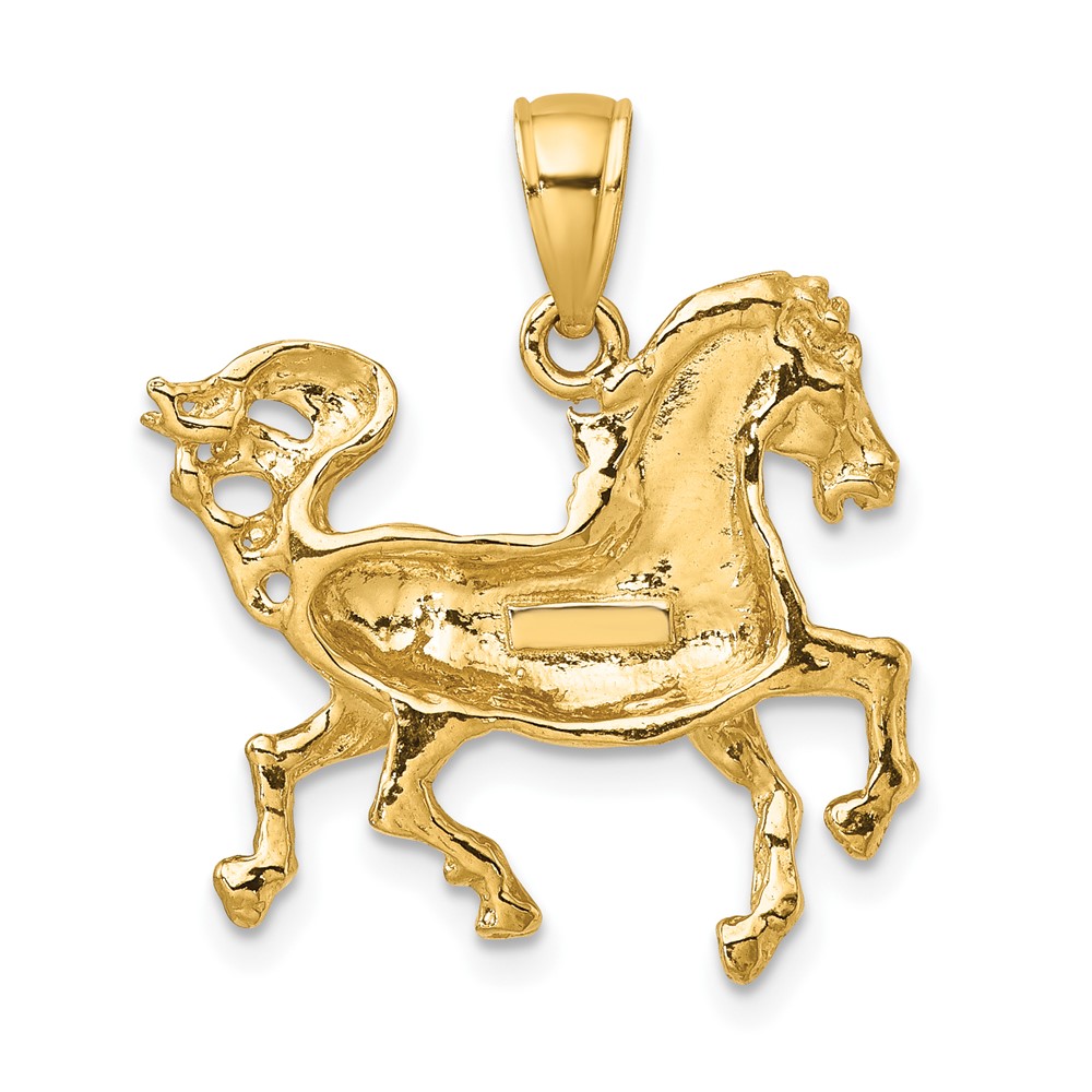 10K 2-D Horse Charm (10K6545)