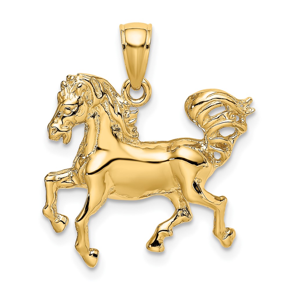 10K 2-D Horse Charm (10K6545)