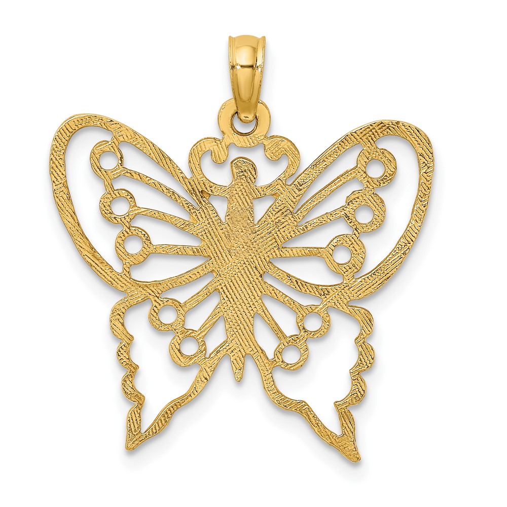 10K Cut-Out Butterfly Charm (10K6555)
