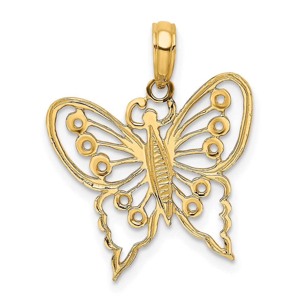 10K Cut-Out Butterfly Charm (10K6556)