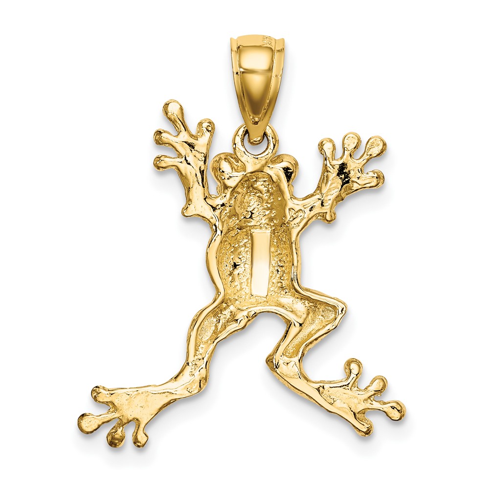 10K 2-D Frog w/Pot Belly Charm (10K6560)
