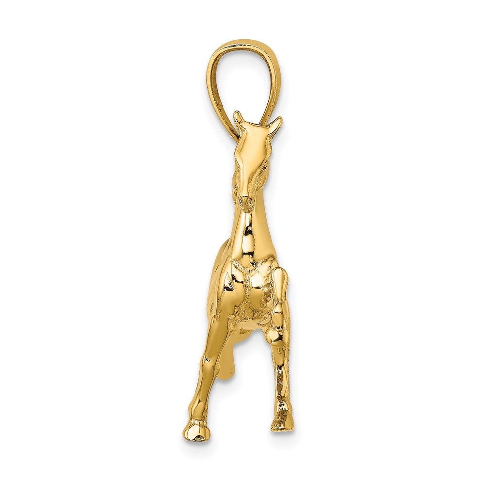 10K 3-D Tennessee Walking Horse Charm (10K6577)
